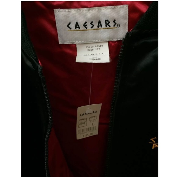 SOLD1995 HOLYFIELD/BOWE 3 Jacket Caesars Las Vegas - Picture 4 of 12